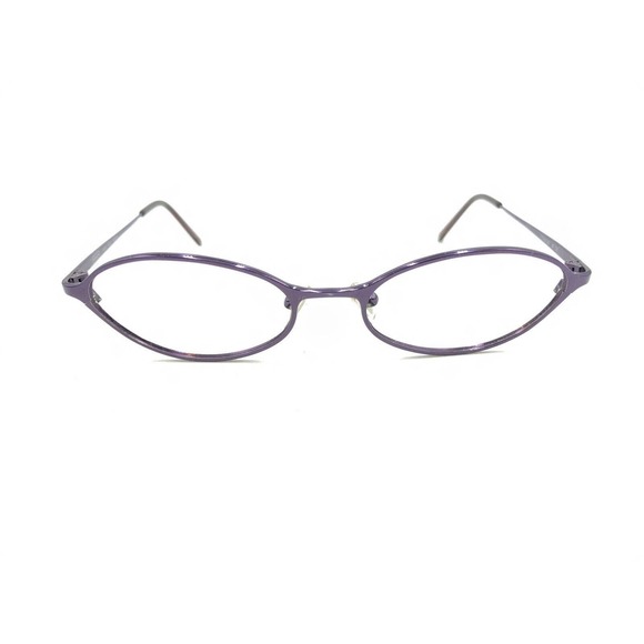 Coach Aimee 402 Titanium Purple Oval Eyeglasses Frames 51-17 135 Designer Women - Picture 6 of 12